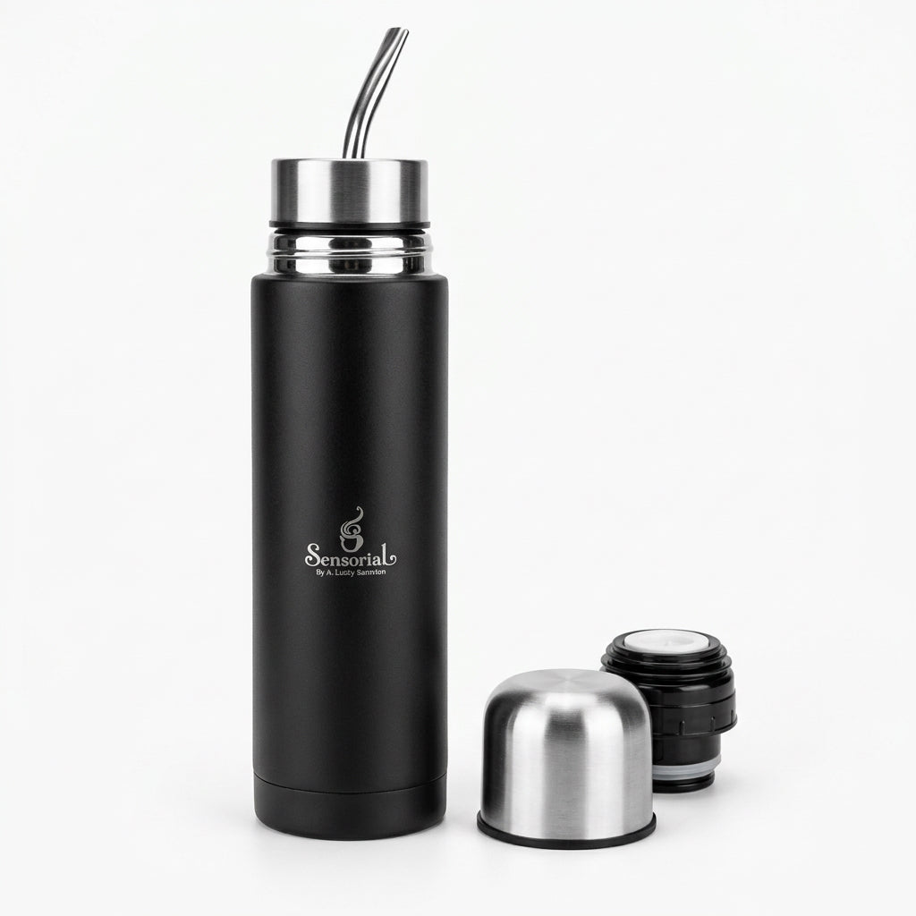 PRE VENTA-Termo Mate Autocebante Acero Inoxidable 500 ml Sensorial