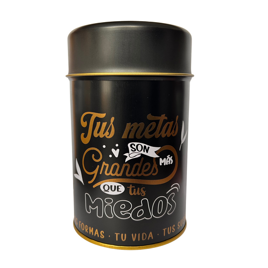 Yerbero Metálico Negro 350gr