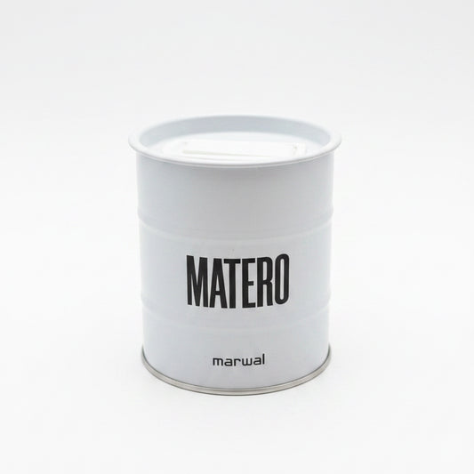 Yerbero Marwal Blanca Hermética con Boquilla Dosificadora 300 g