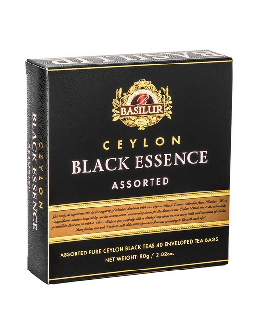 Té Negro Ceylan Basilur Black Essence Surtido 40 Bolsas