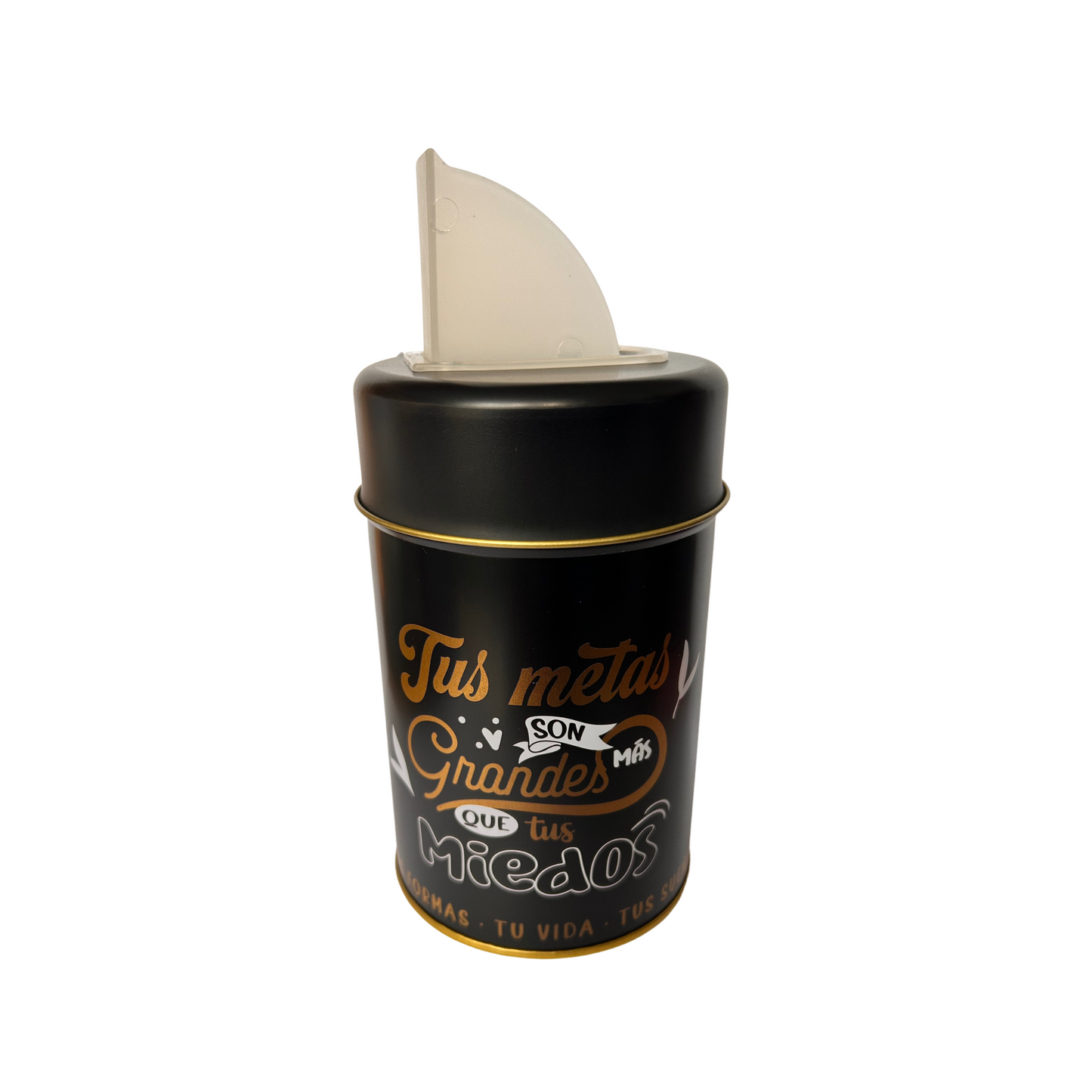 Yerbero Metálico Negro 350gr