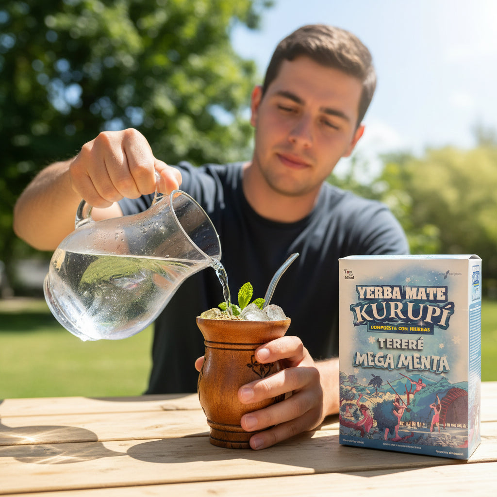 Yerba Mate Kurupí Mega Menta Tereré 500g | Menta & Boldo - Emporio Pewmayen