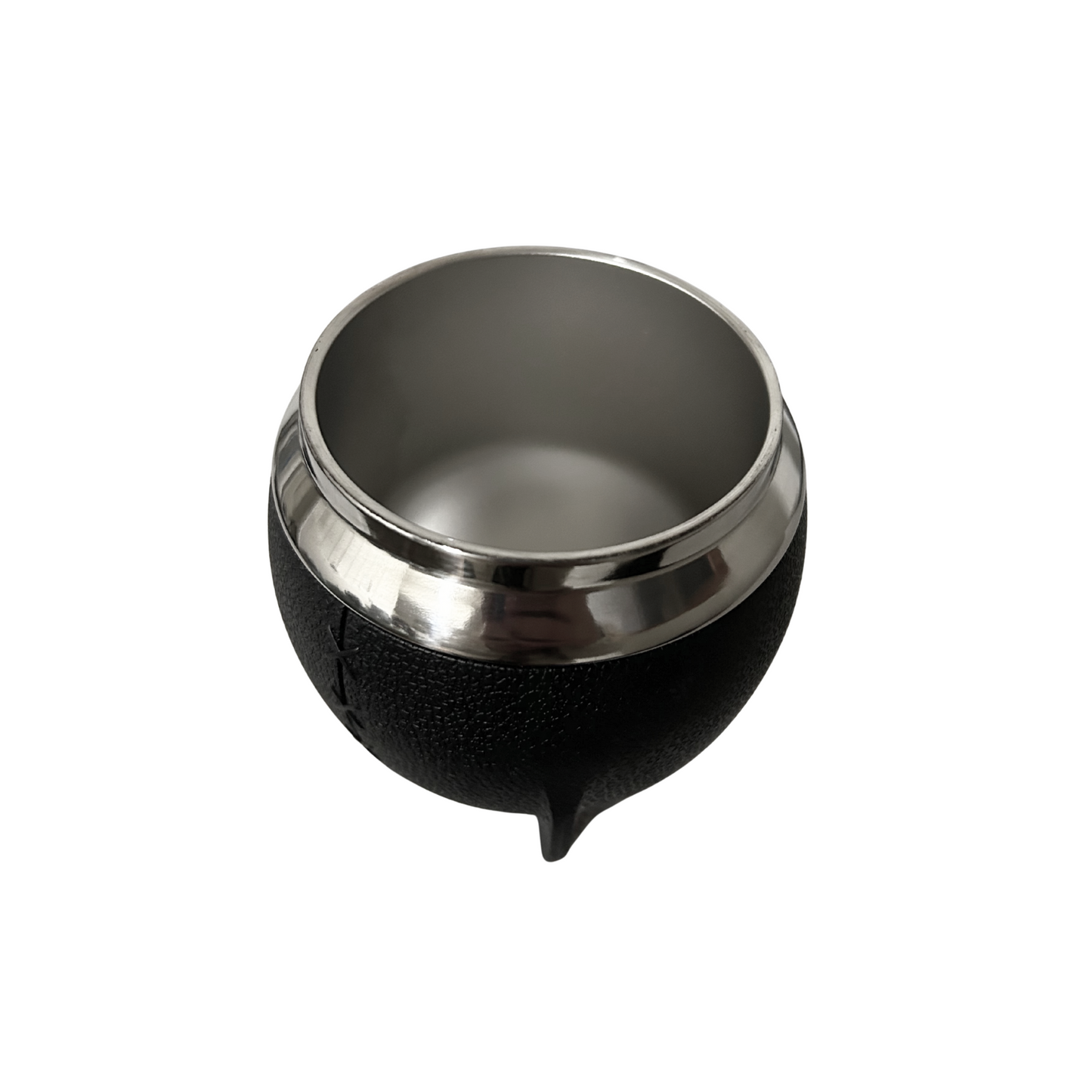 Mate Redondo Acero Inoxidable Negro