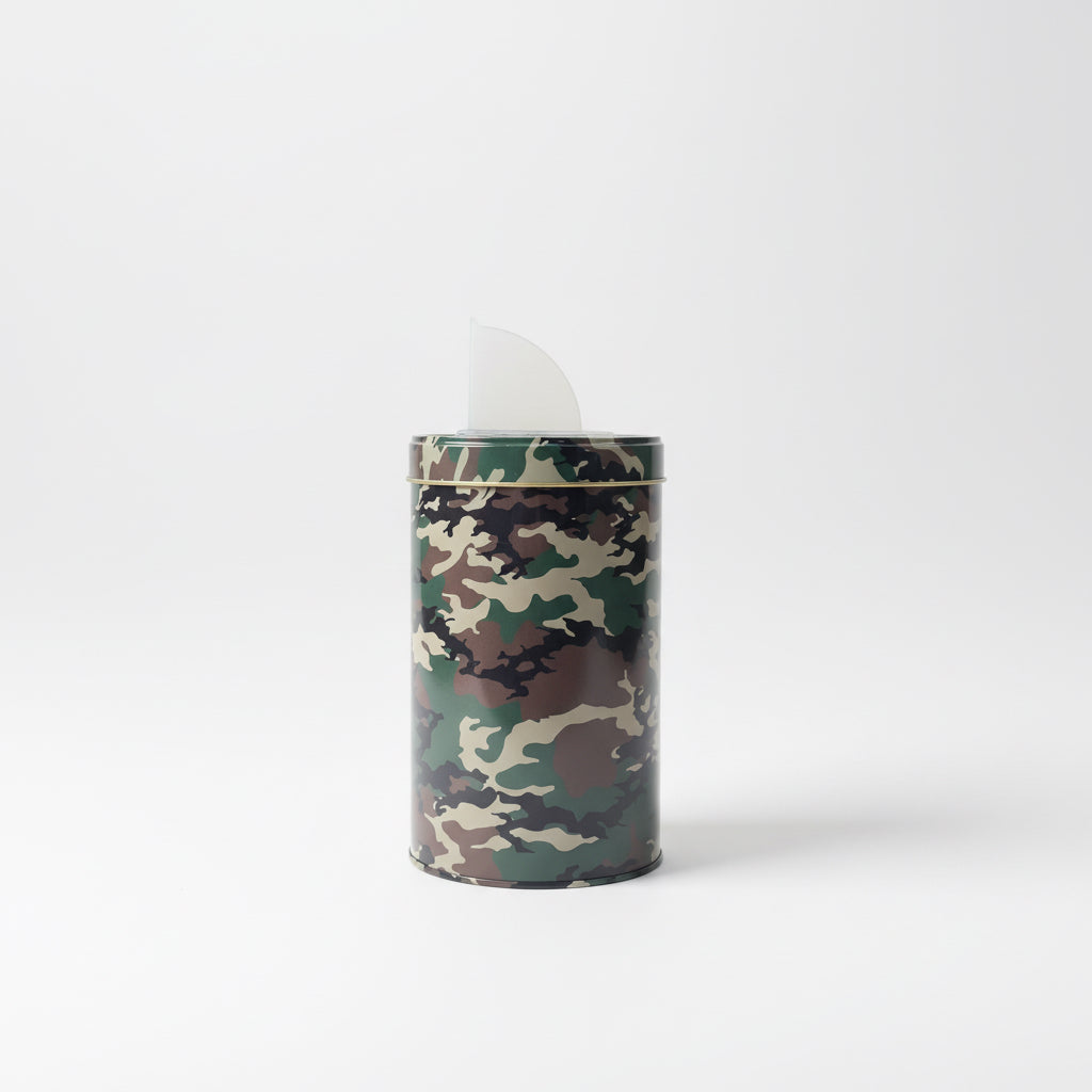 Yerbero Metálico Camuflaje Dispensadora para Yerba Mate o Azúcar | Porta Yerba Hermético 500 grs - Emporio Pewmayen