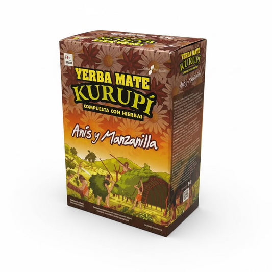 Yerba Mate Kurupi Anís y Manzanilla 500 grs - Emporio Pewmayen