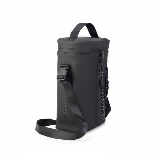 Bolso Matero Linconls - Islandia Negro con Divisiones Acolchadas y Correa Ajustable - Emporio Pewmayen