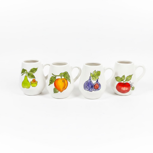 Mate Cerámica Con Manilla Frutas - Emporio Pewmayen
