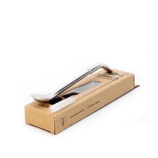 Bombilla Pico De Loro Acero Inoxidable Uruguaya Lincolns