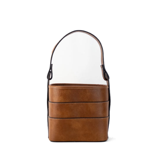 Canasto Matero Cuero Bulgaria 4 compartimentos Linconls