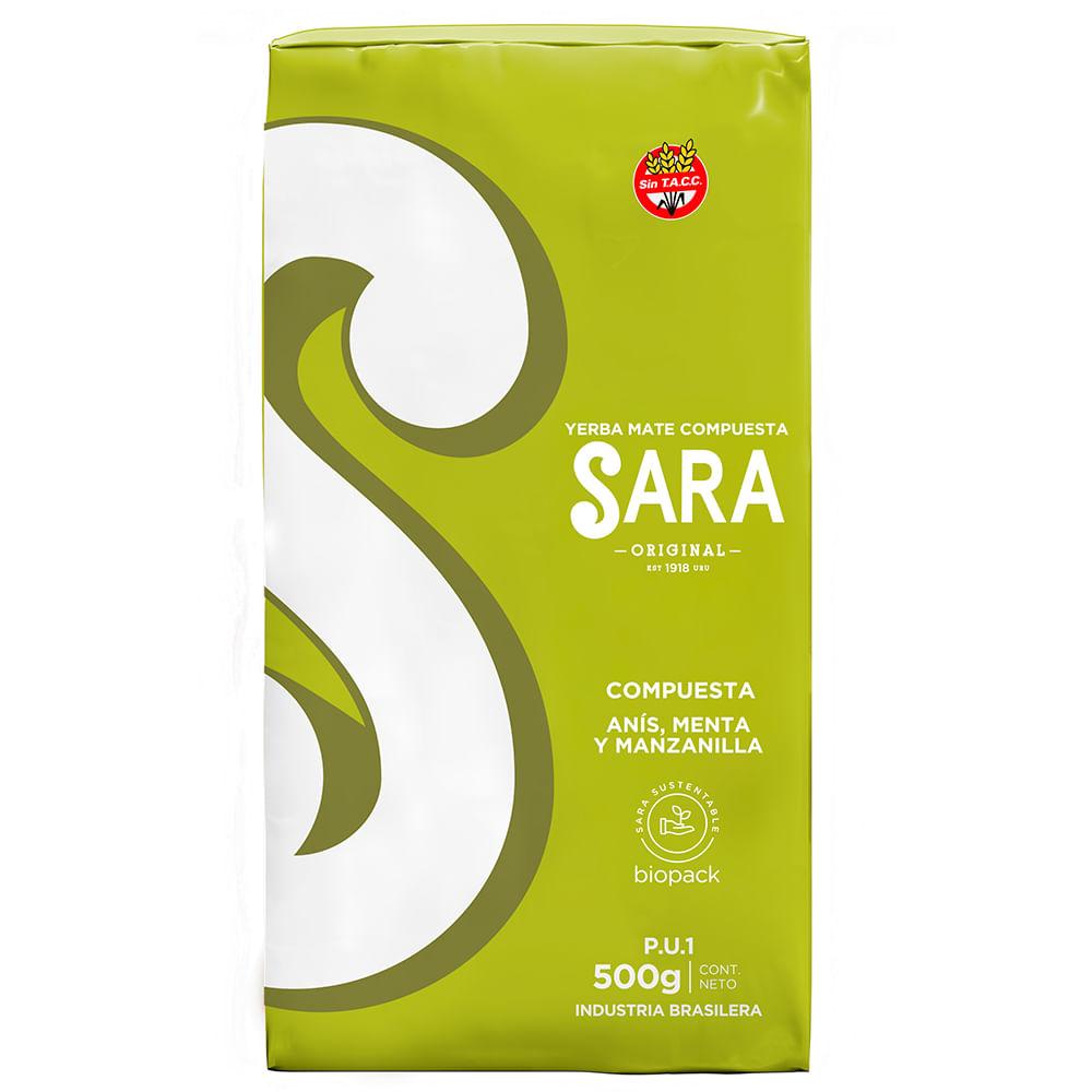 Yerba Mate Sara Anís, Menta y Manzanilla 500 g