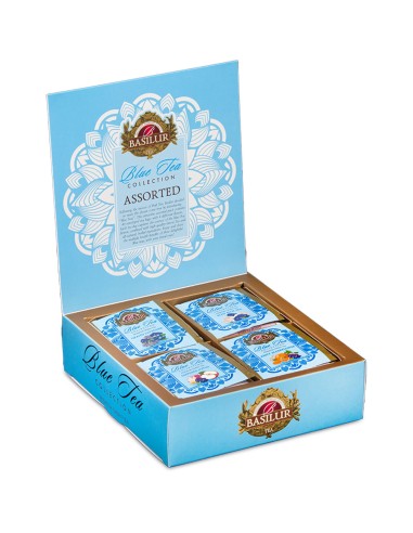 Caja Basilur Blue Tea Collection 40 bolsas - Emporio Pewmayen