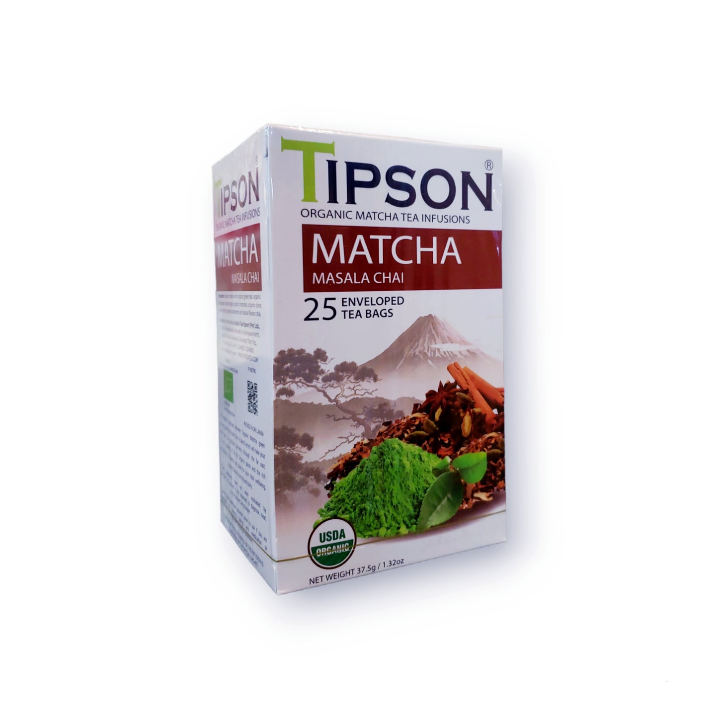 Tipson Matcha Masala Chai 25 Bags - Emporio Pewmayen