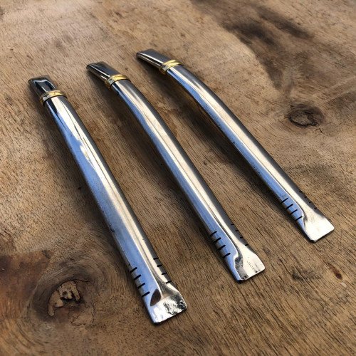 Bombilla Acero Inoxidable Plana - Emporio Pewmayen