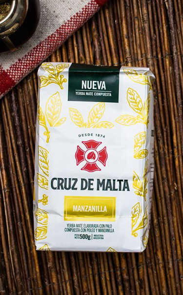 Yerba Mate Cruz de Malta Manzanilla 500gr. - Emporio Pewmayen