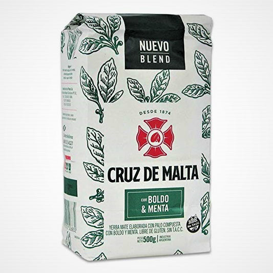 Yerba Mate Cruz de Malta Boldo y Menta 500gr. - Emporio Pewmayen