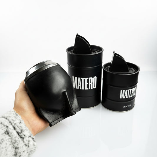 Pack Papá Matero Tradición | Set Yerbero + Azucarero y Mate Torpedo de Calabaza