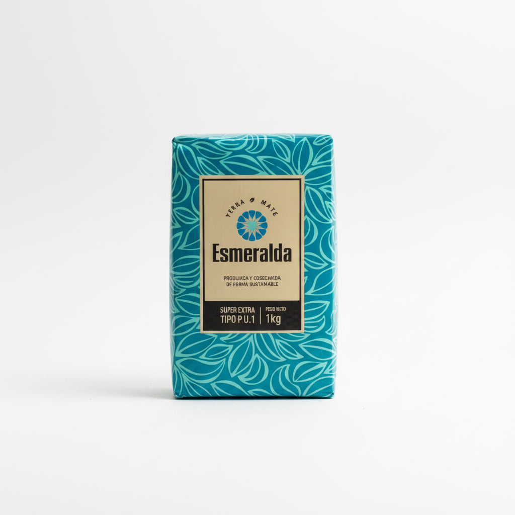 Yerba Mate Esmeralda Super Extra Tipo PU1 1 kg – Estilo Uruguayo Premium - Emporio Pewmayen
