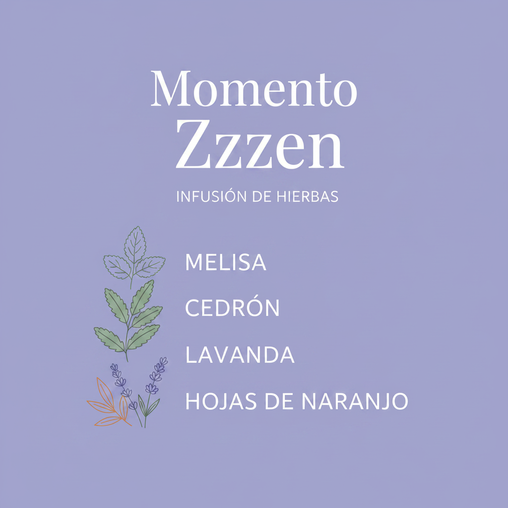 Infusión Momento Zen Botánica Gourmet – Relajante Natural con Melisa, Cedrón y Lavanda (90g) - Emporio Pewmayen