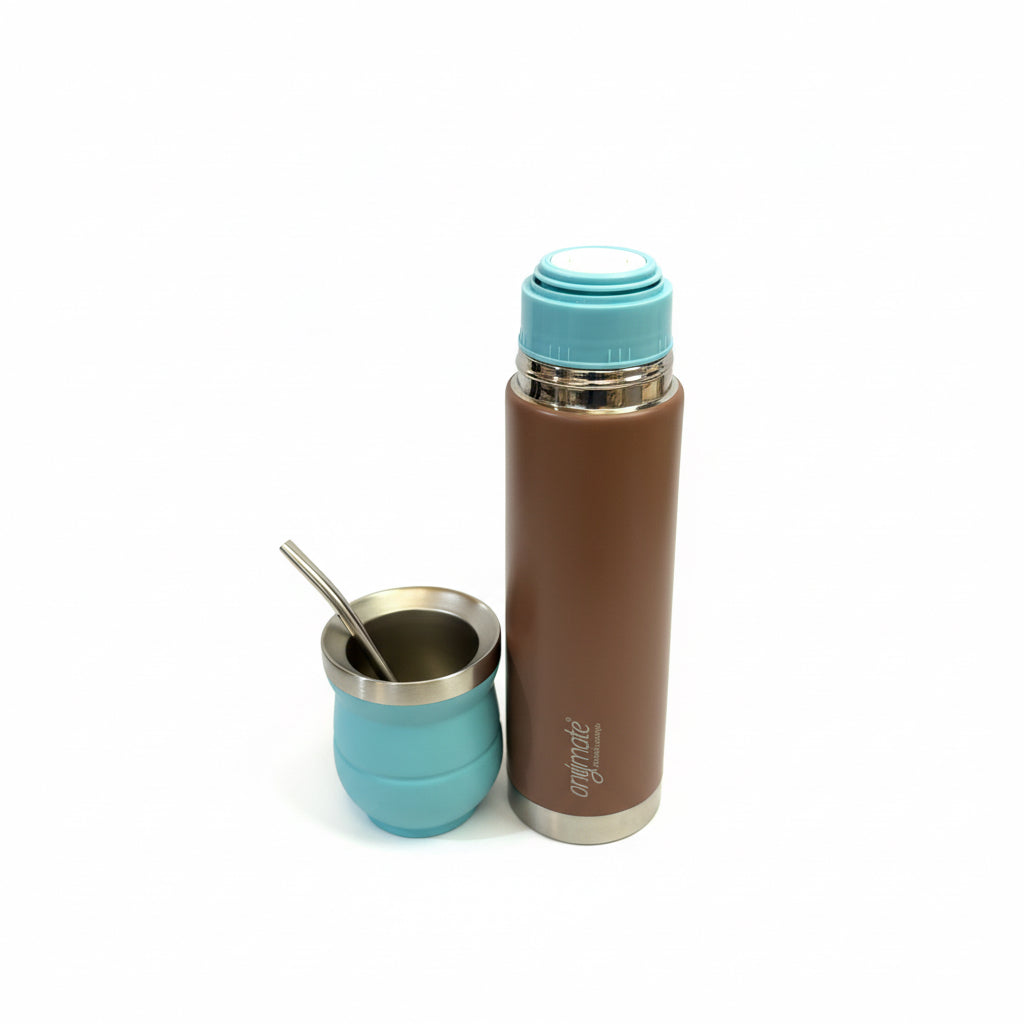 Set Matero Termo 500 ml Mate y Bombilla - Emporio Pewmayen