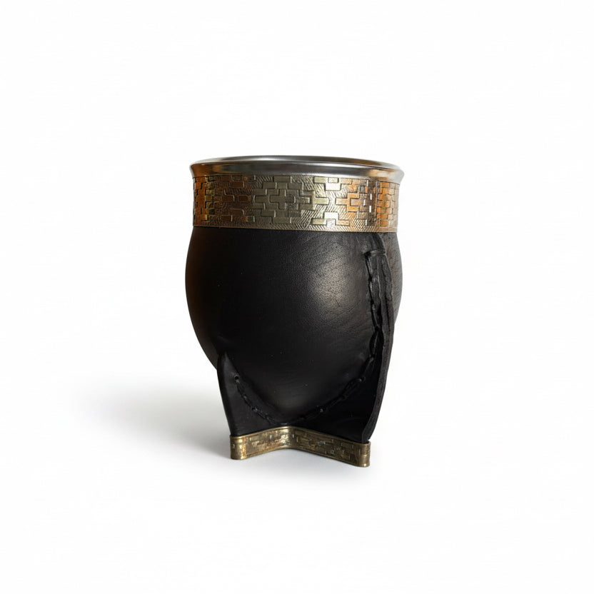Mate Imperial de Calabaza Virola de Alpaca - Emporio Pewmayen