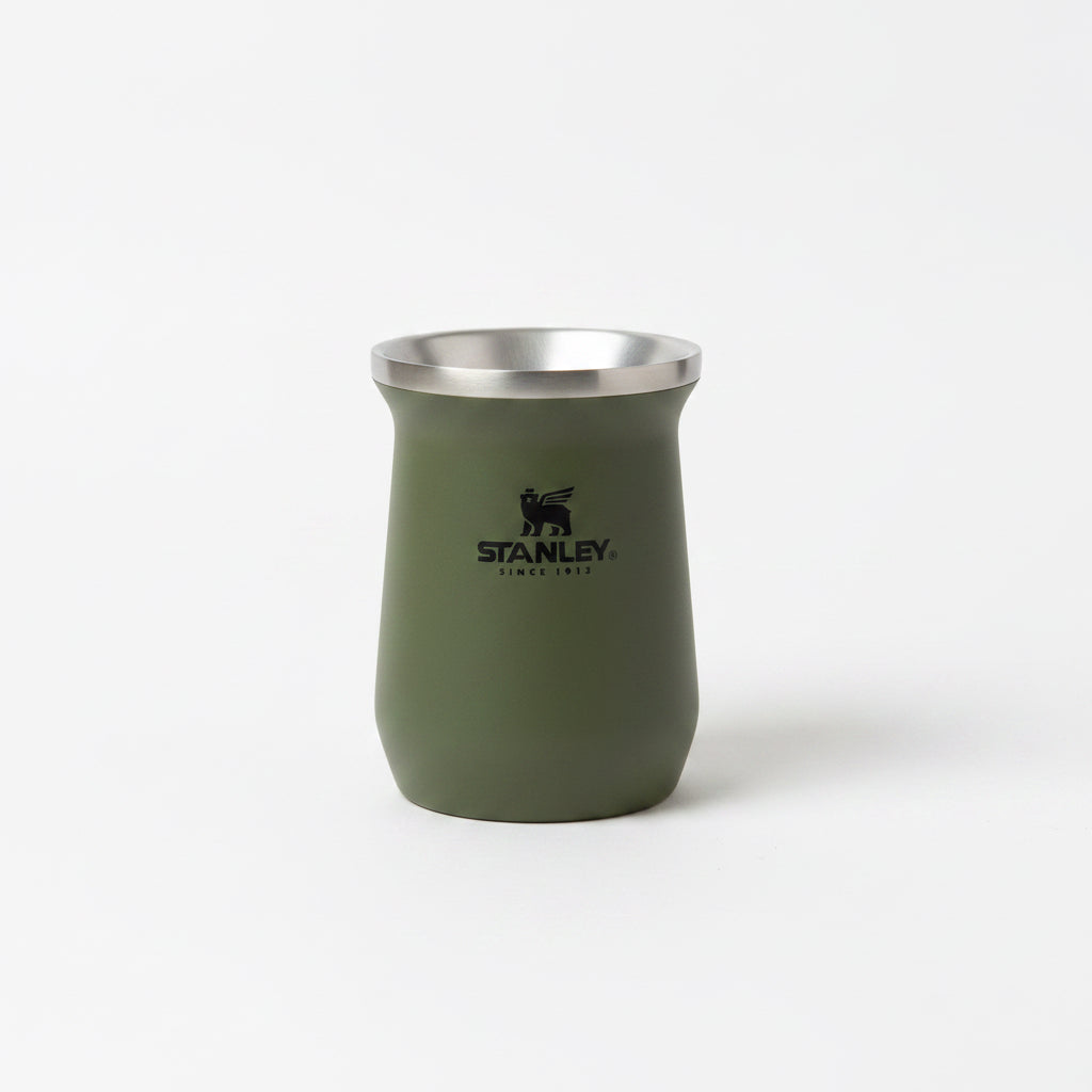 Mate Stanley Clásico Verde Hammertone Acero Inoxidable 236 ml