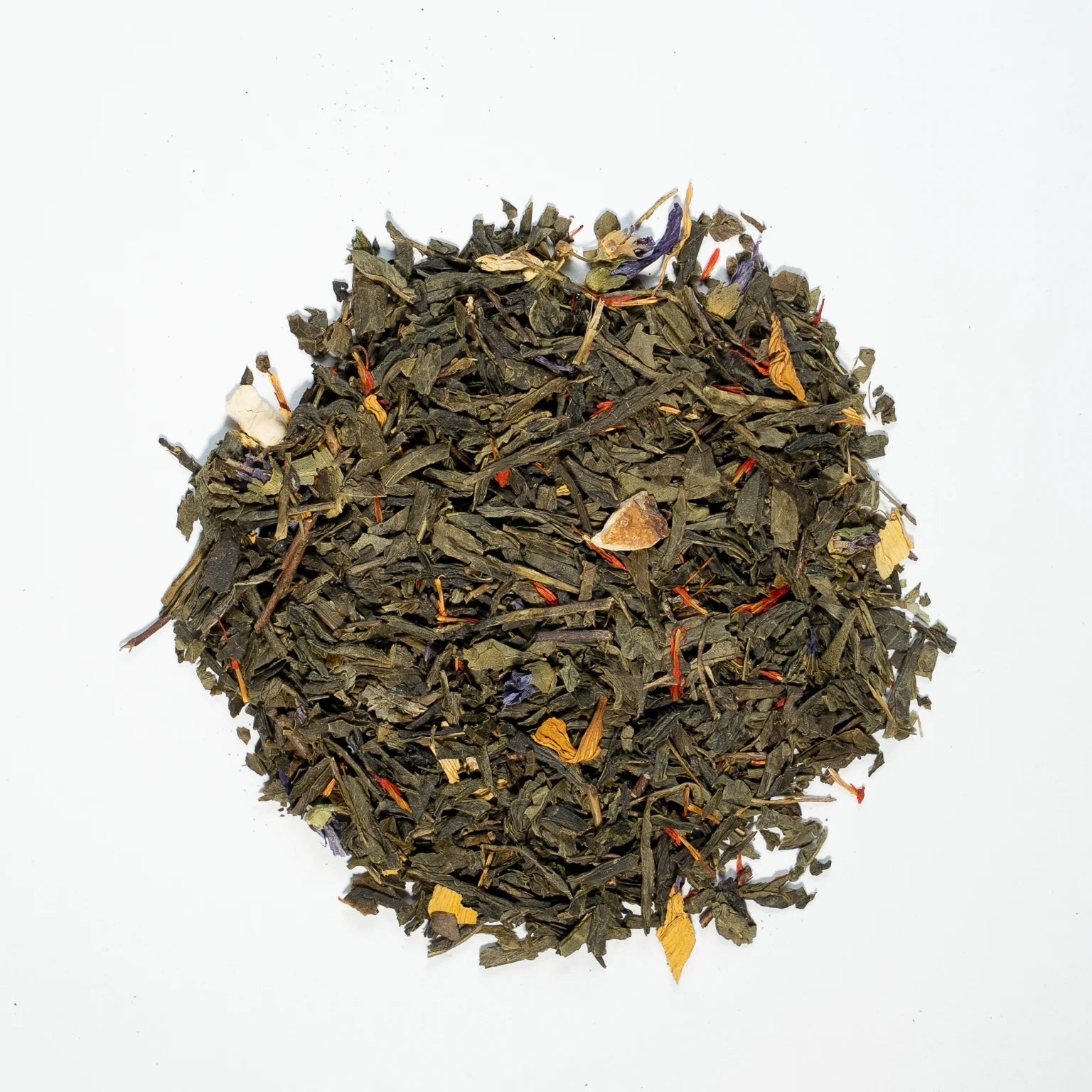 Té Verde Sensorial Naranja y Canela 50 g – Mezcla Gourmet Energizante - Emporio Pewmayen