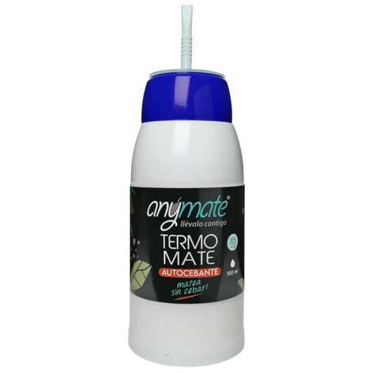 Termo Matero Autocebante Anymate 500ml Azul