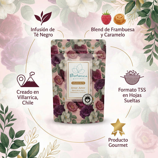 Té Negro Amor Amor Botánica Gourmet 90 g