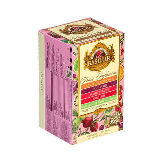 Infusiones Frutales sin  Cafeína Basilur Volumen IV 25 Bolsitas