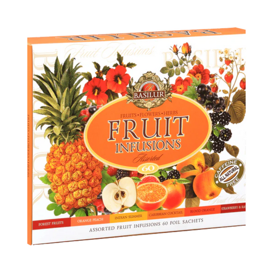 Infusiones Frutales sin Cafeína Basilur 60 Bolsitas