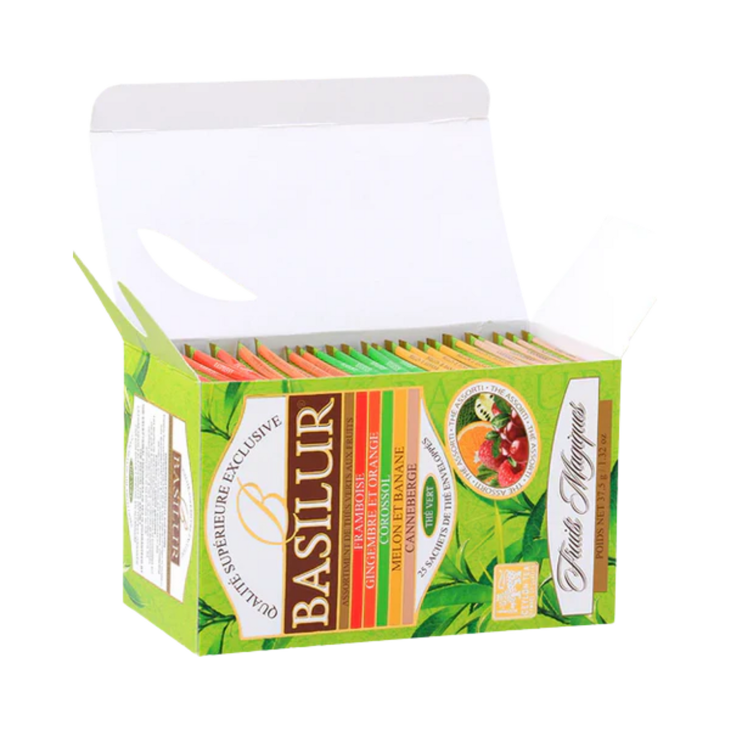 Té Verde Basilur Magic Fruits 25 Bolsitas