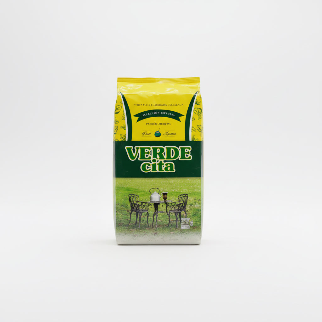 Yerba Mate Verde Cita Padrón Uruguayo 500 g | Molienda Fina Despalada | - Emporio Pewmayen