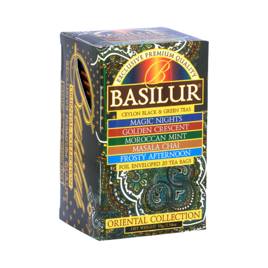 Caja Té Basilur Surtido Oriental 25 Bolsitas