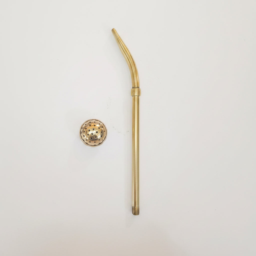 Bombilla para Mate de Bronce Artesanal 16 cm – Filtro Desmontable