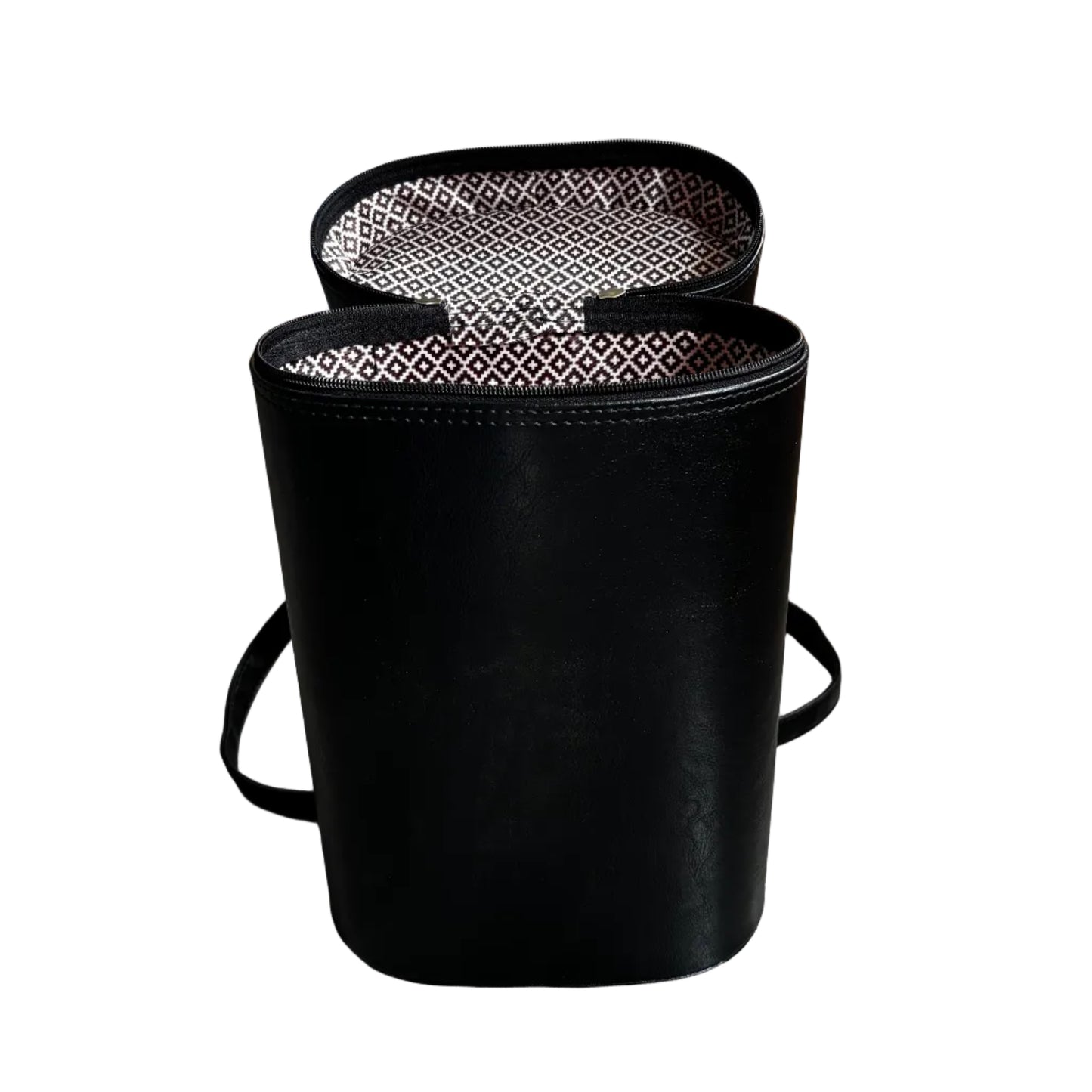 Bolso Matero Cuero Negro Orión