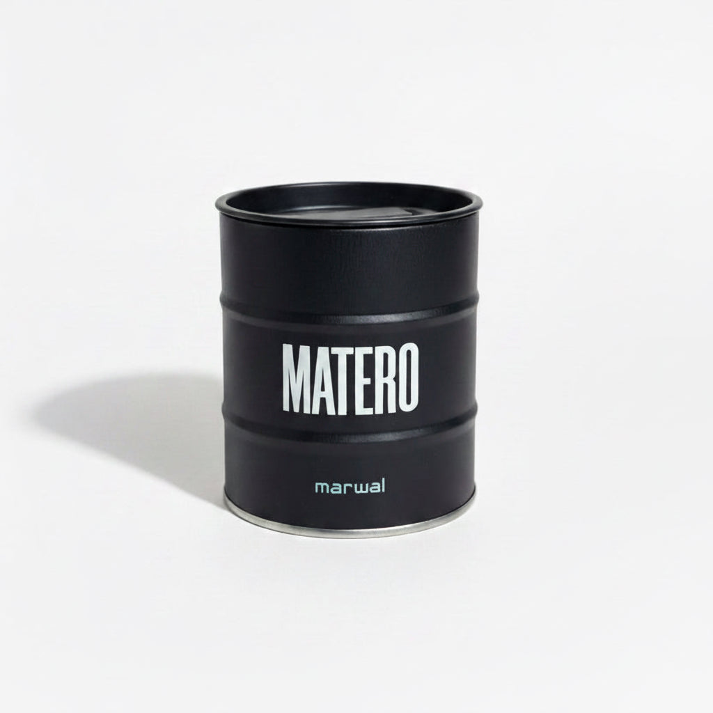Yerbera Marwal Negra Hermética con Boquilla Dosificadora 250–300 g