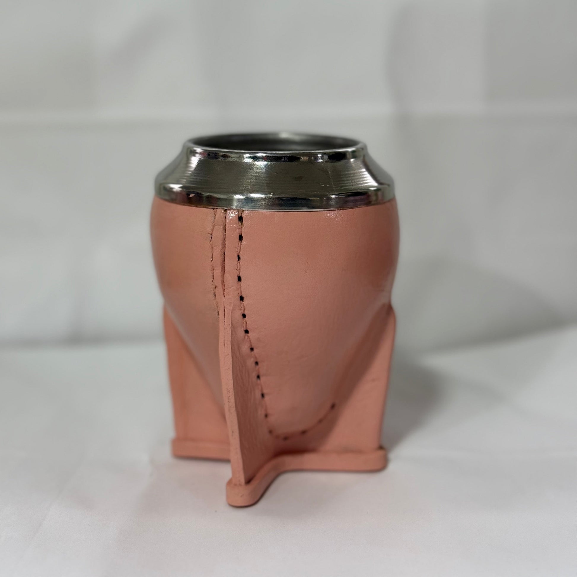 Mate torpedo rosado cuero rosado - Emporio Pewmayen