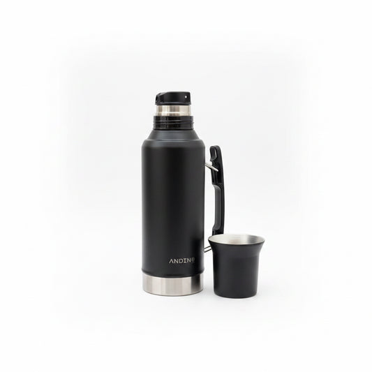 Termo Mate System Negro - Emporio Pewmayen