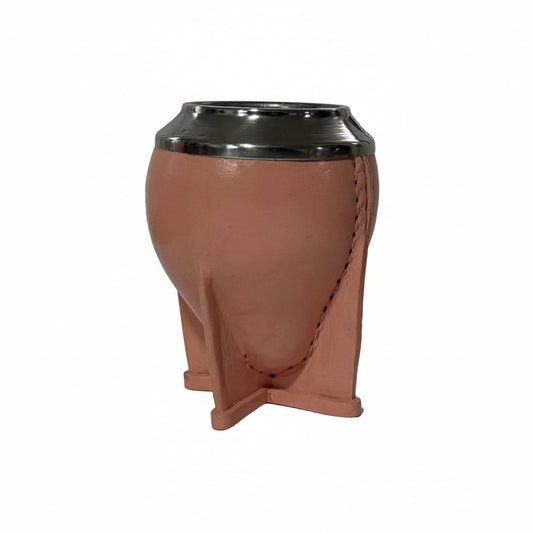 Mate torpedo rosado cuero rosado - Emporio Pewmayen