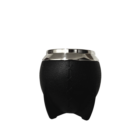 Mate Redondo Acero Inoxidable Negro