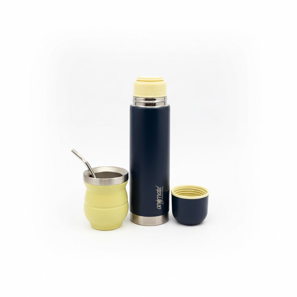 Set Matero Termo 500 ml Mate y Bombilla - Emporio Pewmayen