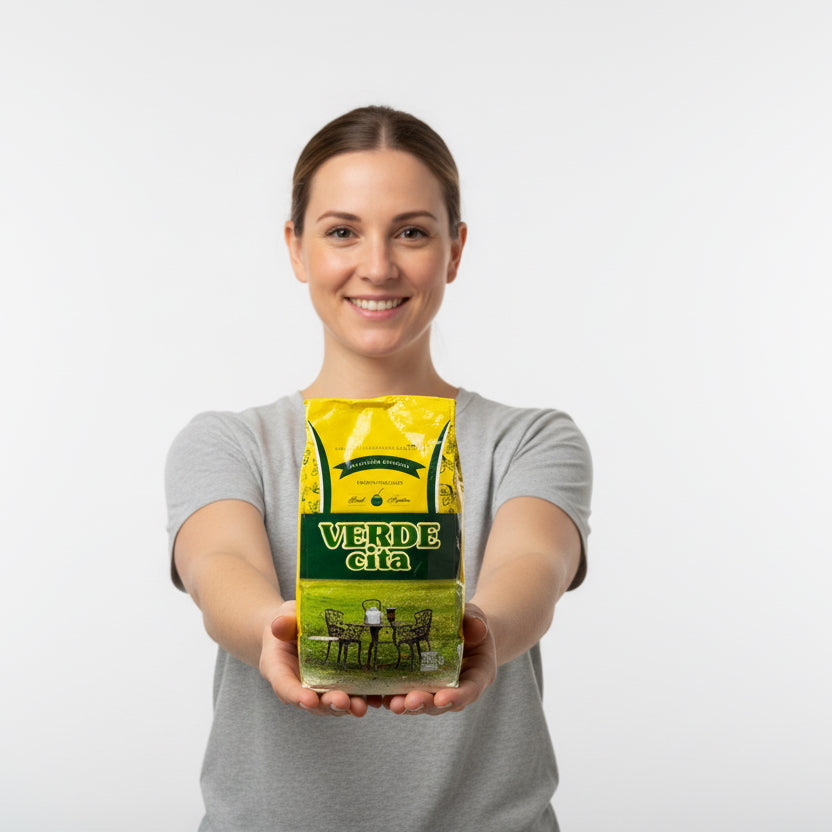 Yerba Mate Verde Cita Padrón Uruguayo 500 g | Molienda Fina Despalada | - Emporio Pewmayen
