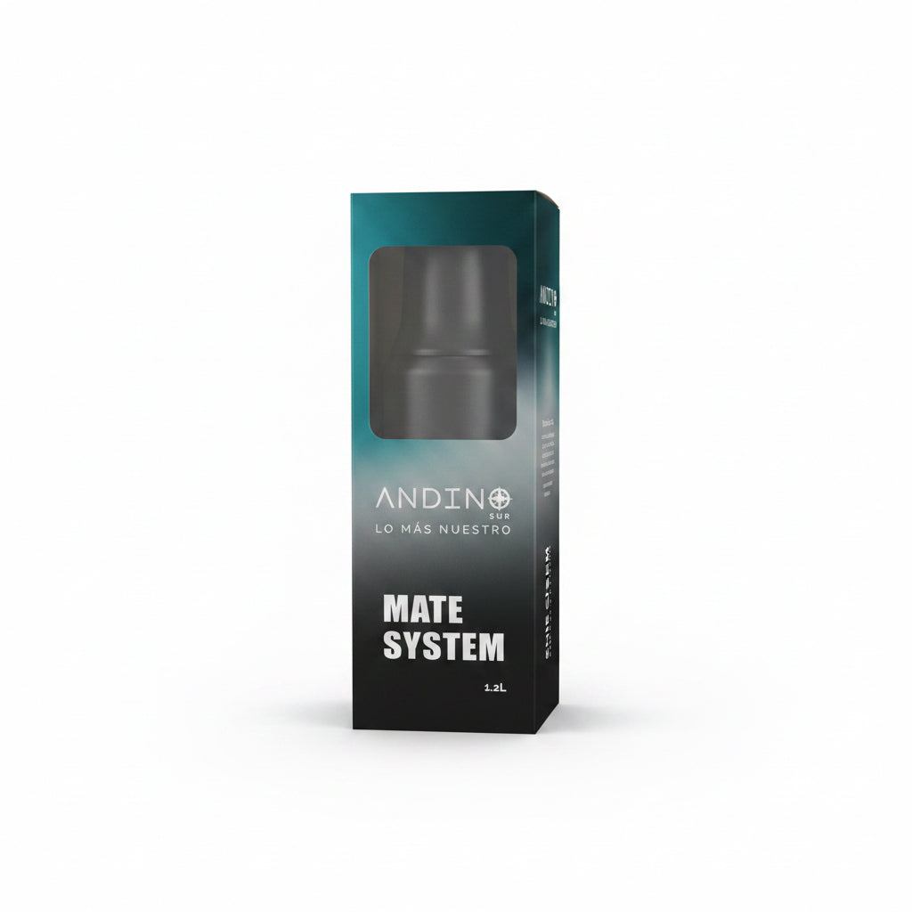 Termo Mate System Negro - Emporio Pewmayen