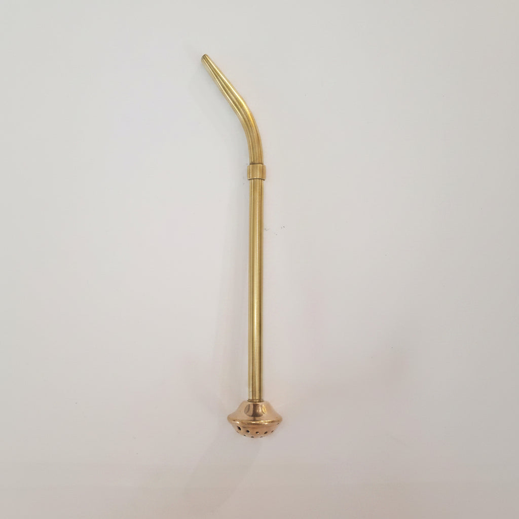 Bombilla para Mate de Bronce Artesanal 16 cm – Filtro Desmontable
