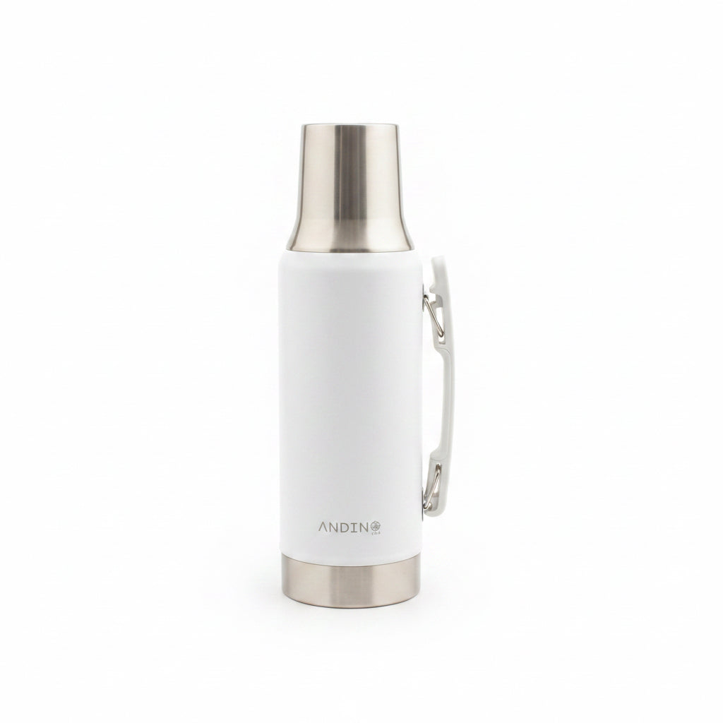 Termo Mate System Blanco 1.2 L – Acero inoxidable