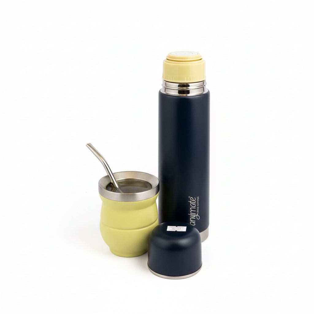 Set Matero Termo 500 ml Mate y Bombilla - Emporio Pewmayen