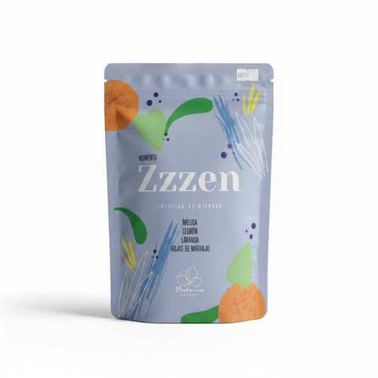 Infusión Momento Zen Botánica Gourmet – Relajante Natural con Melisa, Cedrón y Lavanda (90g) - Emporio Pewmayen