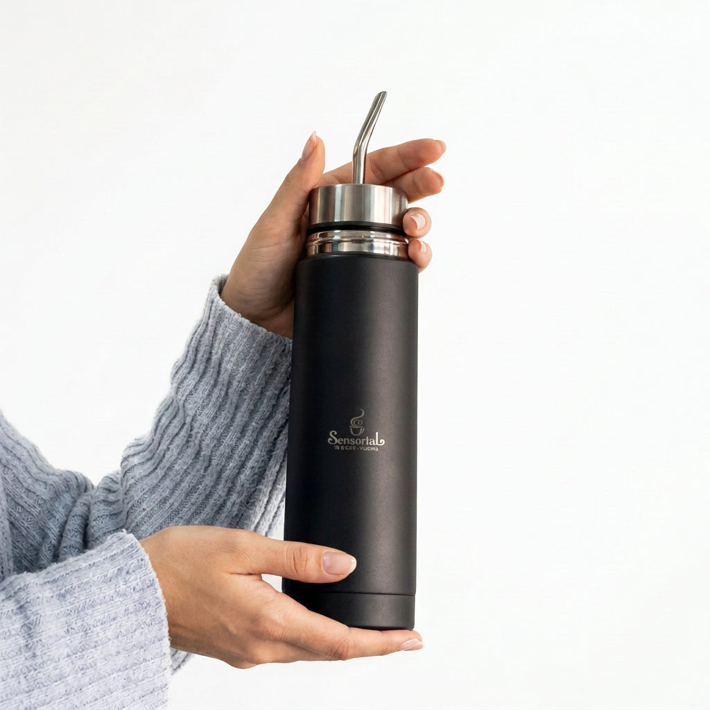 PRE VENTA-Termo Mate Autocebante Acero Inoxidable 500 ml Sensorial
