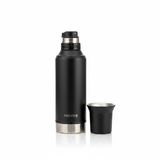 Termo Mate System Negro - Emporio Pewmayen