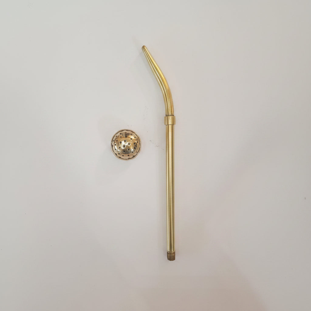 Bombilla para Mate de Bronce Artesanal 16 cm – Filtro Desmontable